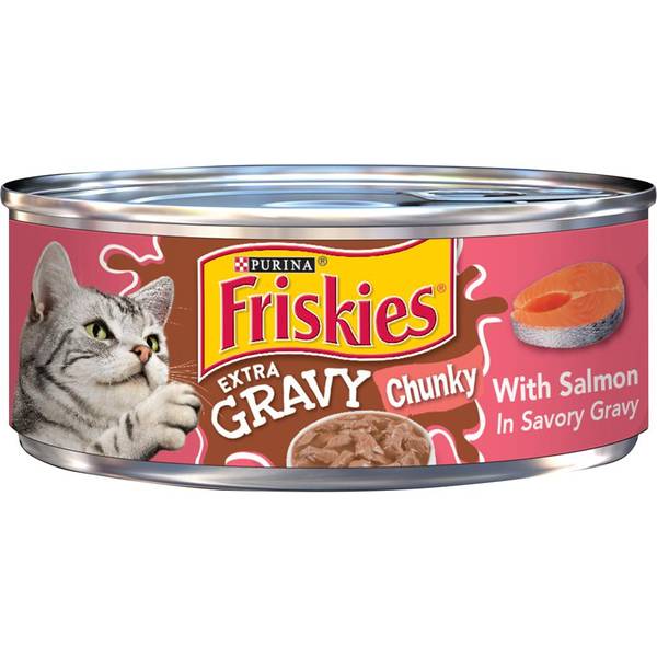 Photo of Extra Gravy Chunky Salmon Cat Food, 5.5 oz, Salmon Flavor