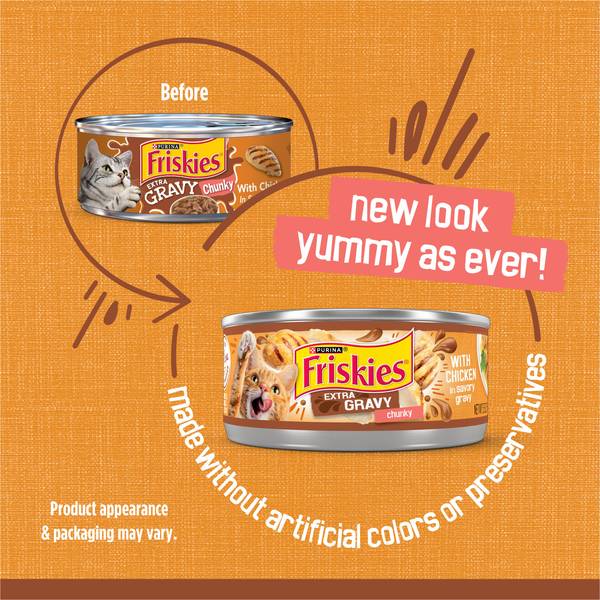 Friskies prime filets 2025 with chicken in gravy