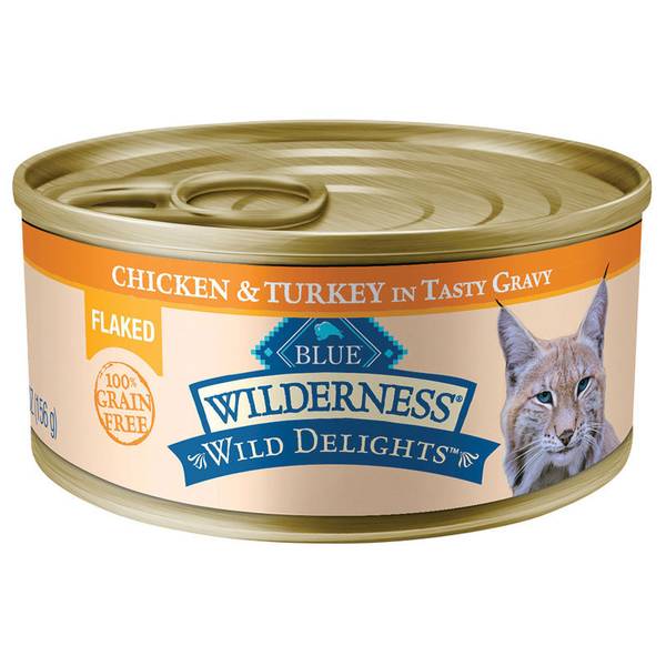 Blue Buffalo Wilderness 5.5 oz Wild Delights Chicken & Turkey Flaked