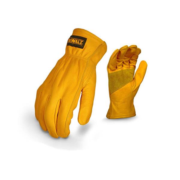 DEWALT Premium Cowhide Leather Gloves, M DPG32M Blain's Farm & Fleet