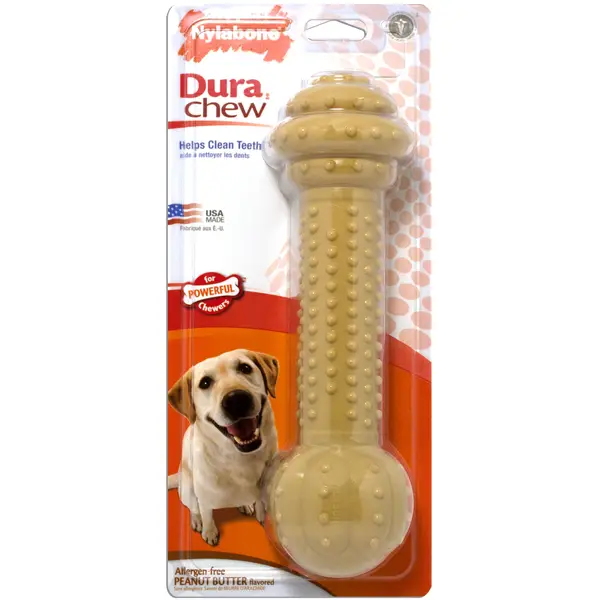 Nylabone DuraChew Peanut Butter Flavored Souper Dog Chew Toy - CountryMax