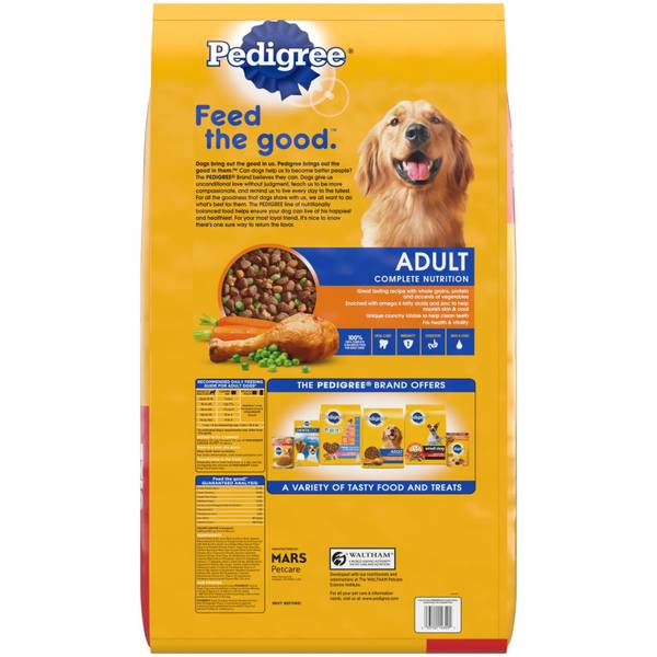 Pedigree 44 lb Complete Nutrition Chicken and Vegetable Adult Dog Food PED14349 Blain s Farm Fleet