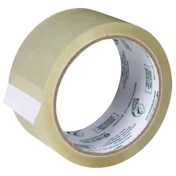 Clear Duck Tape Brand Duct Tape Transparent 1.88 x 20 yard Roll