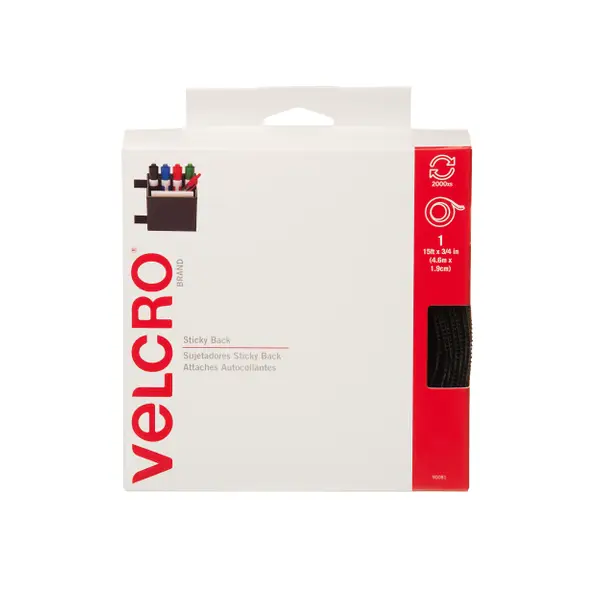 Velcro White Sticky Back 15 Feet x 3/4 inch Tape