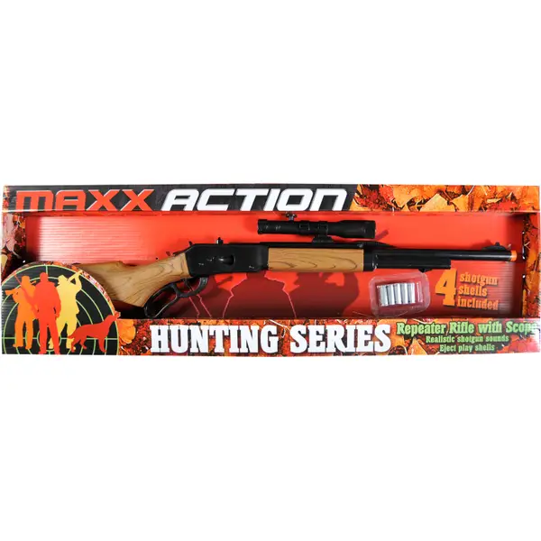 Maxx Action 30 Toy Repeater Rifle With Scope and Electronic Sound 3days Delivery for sale online 