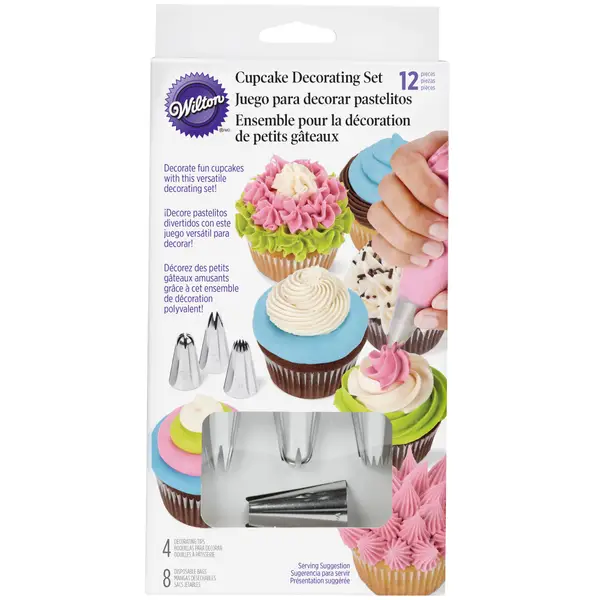 New! Wilton Open Star Tip 1M, Set of 2 Packs, For Cupcakes/Cakes and  Cookies!