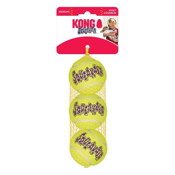 KONG 3Pack SqueakAir Balls Dog Toy, Medium AST2 Blain's Farm & Fleet