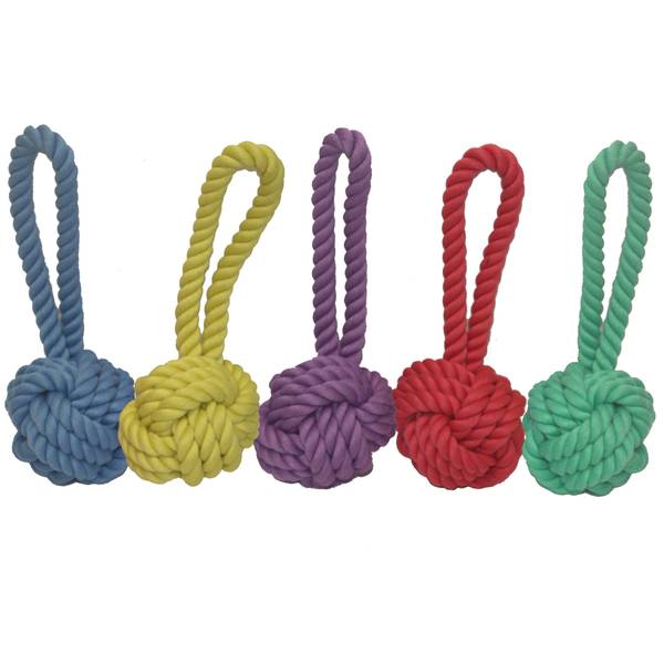 Jolly Pets Knot-n-Chew 4-Knot Dog Toy