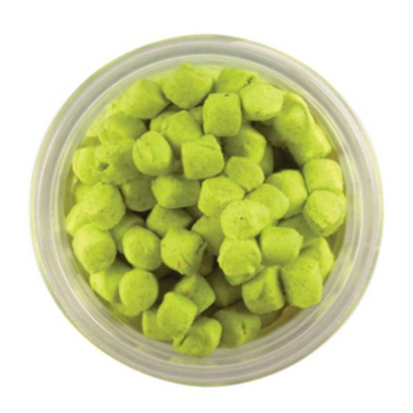 Berkley PowerBait Biodegradable Crappie Nibbles, Glow White, 1 Oz. Jar