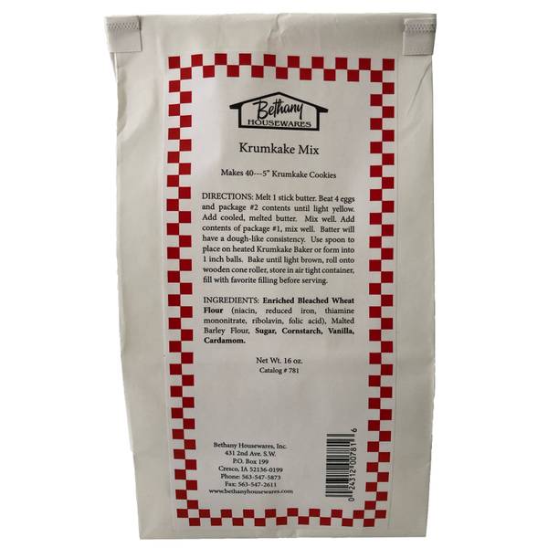 Photo of 16 oz Krumkake Mix