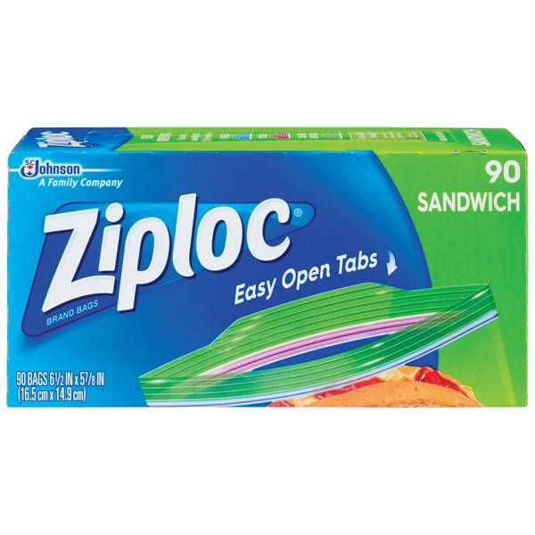 Ziploc  Sandwich Bags  Ziploc brand  SC Johnson