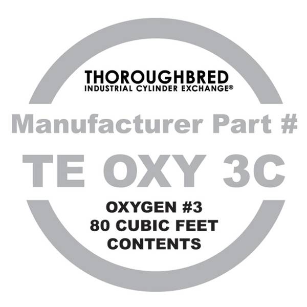 Photo of Industrial Oxygen Cylinder Contents Only