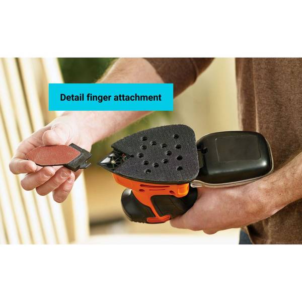BLACK+DECKER Mouse Detail Sander, Compact with IRWIN QUICK-GRIP