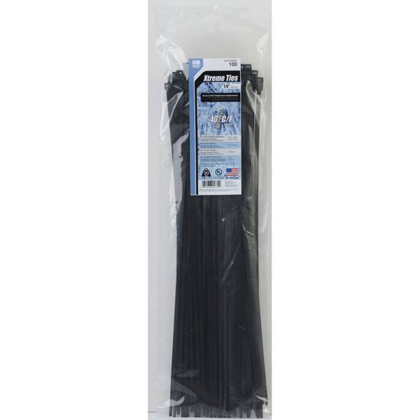 Gardner Bender 11" 50 lb Xtreme Temperature Cable Tie, 14" 46
