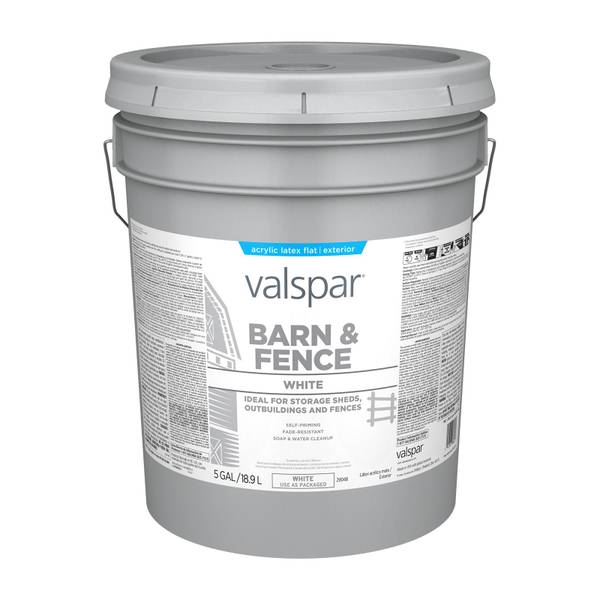 Photo of Barn & Fence Latex Exterior Paint, Flat, White