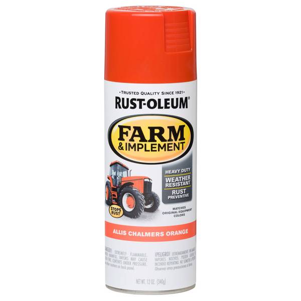 Rust-Oleum Farm & Implement Allis Chalmers Orange Spray Paint - 280135 ...