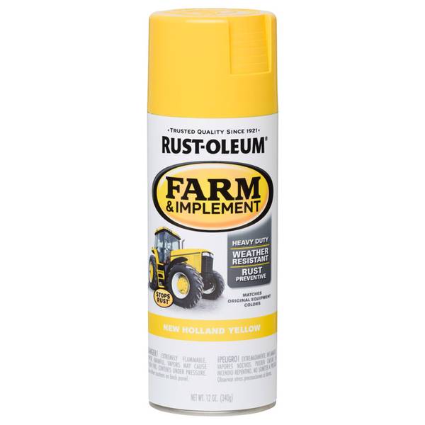 Rust-Oleum 12 oz Farm & Implement New Holland Yellow Spray Paint