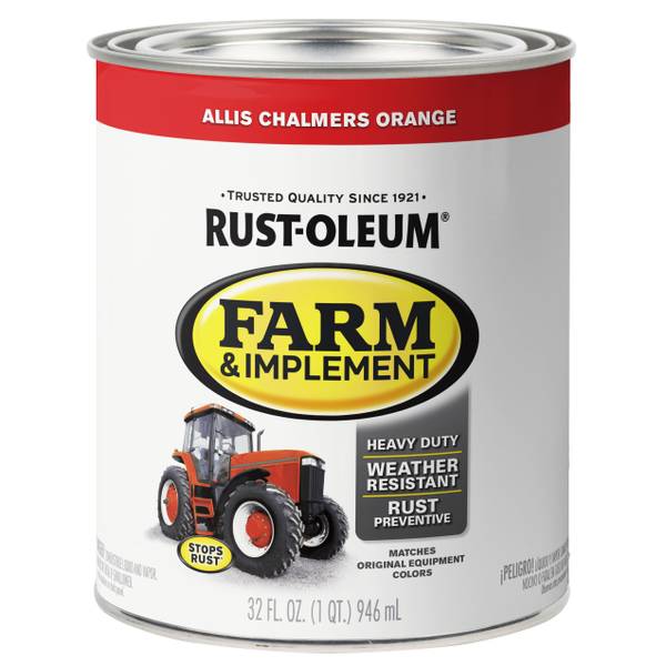 Photo of 1 Qt Farm & Implement Allis Chalmers Orange Paint