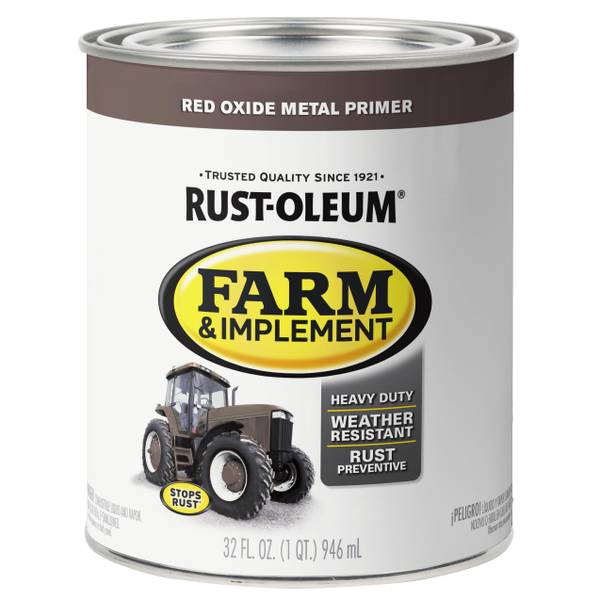 Photo of 1 Qt Farm & Implement Red Oxide Metal Primer