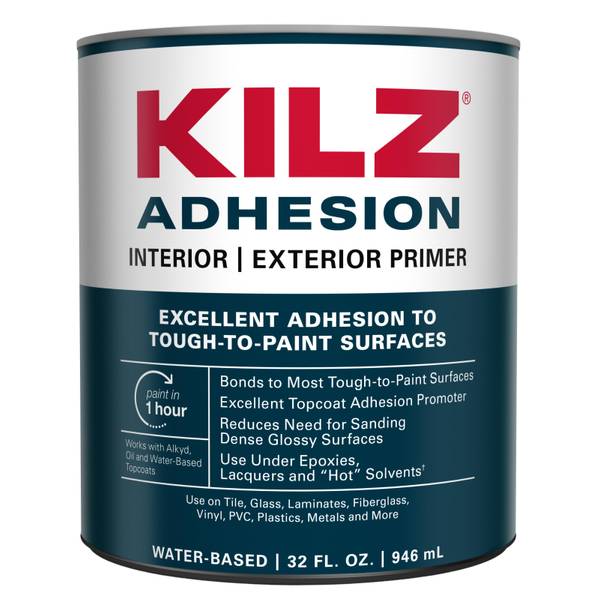 KILZ Adhesion Interior/Exterior Water Base Bonding Primer ...