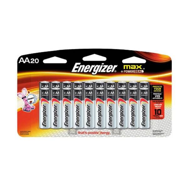 gerucht grind pensioen Energizer 20-Pack Max AA Batteries - E91LP-20 | Blain's Farm & Fleet