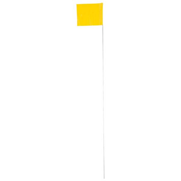 Photo of 4" x 5" x 30" Yellow Marking Flag Stake