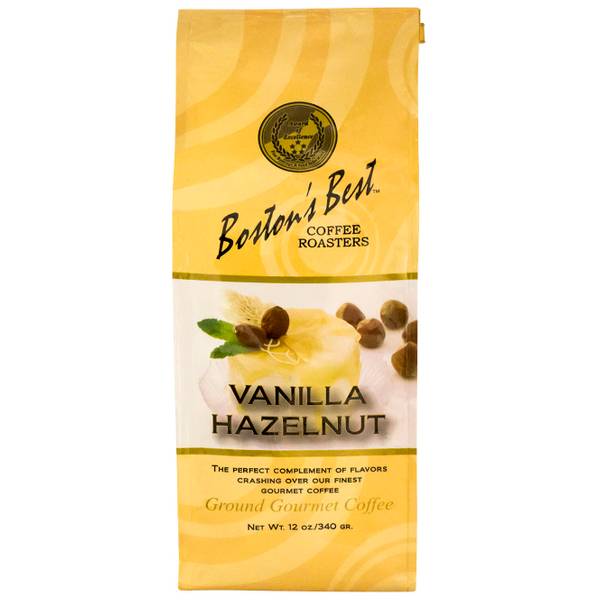 Boston's Best Vanilla Hazelnut Ground Gourmet Coffee 606379 Blain's