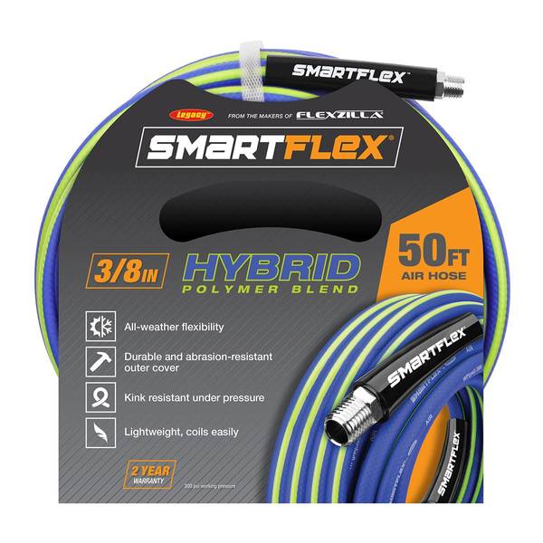 Legacy SmartFlex 3/8" Air Hose - 25', 50' - HSF3850BL2 | Blain's Farm & Fleet