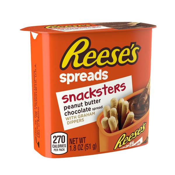 Reese's Spreads Snacksters Peanut Butter Chocolate Spread with Graham