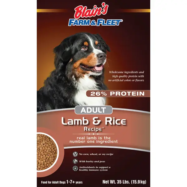 blain's farm & fleet 50 lb performance dog food ingredients