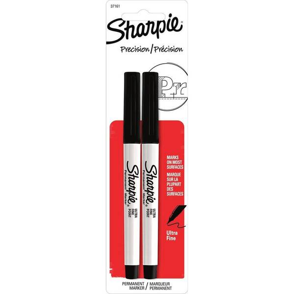 Sharpie Variety Pack Permanent Markers, Assorted Tips, Black, 6/Pack  (2135318)