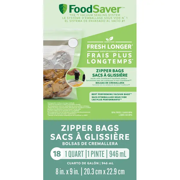 FoodSaver Easy Fill Vacuum Sealer Bags 10ct Gallon