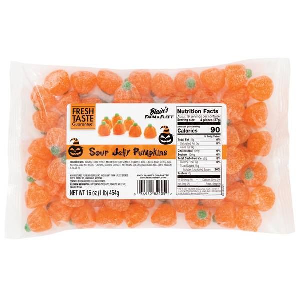 Blain's Farm & Fleet 16 oz Sour Jelly Pumpkins - 606731 | Blain's Farm ...