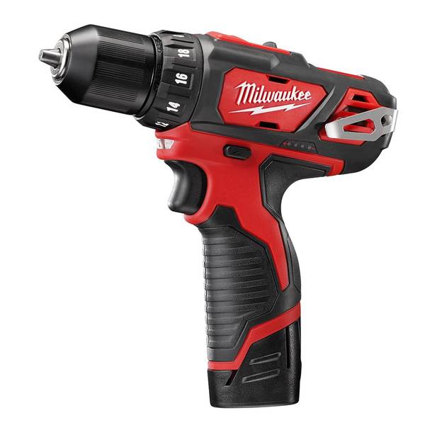 Milwaukee M12 2407-22 12V 3/8 inch Cordless Drill Driver Kit for sale online