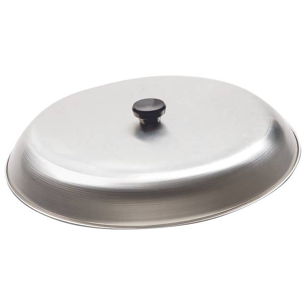 Dome Plate Cover w/ Magnetic Leather Handle