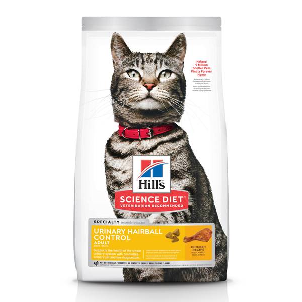 Photo of Adult Urinary & Hairball Control Chicken Recipe Dry Cat Food, Supports Urinary Health