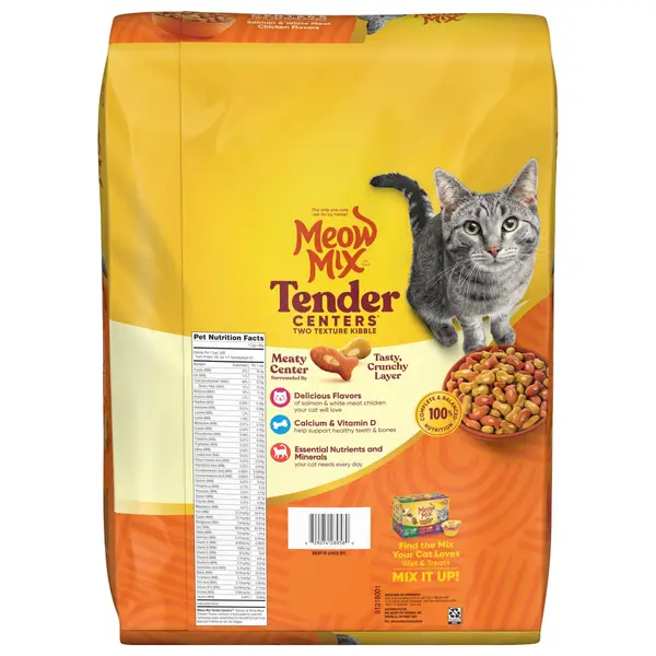 Meow Mix Tender Centers Dry Cat Food, 14.2 lb, Two Texture Kibble -  2927428958 | Blain's Farm & Fleet