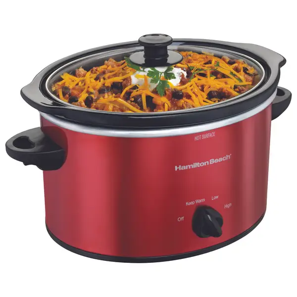 Hamilton Beach Stay or Go Programmable 7 Qt. Slow Cooker with Party Dipper  33478