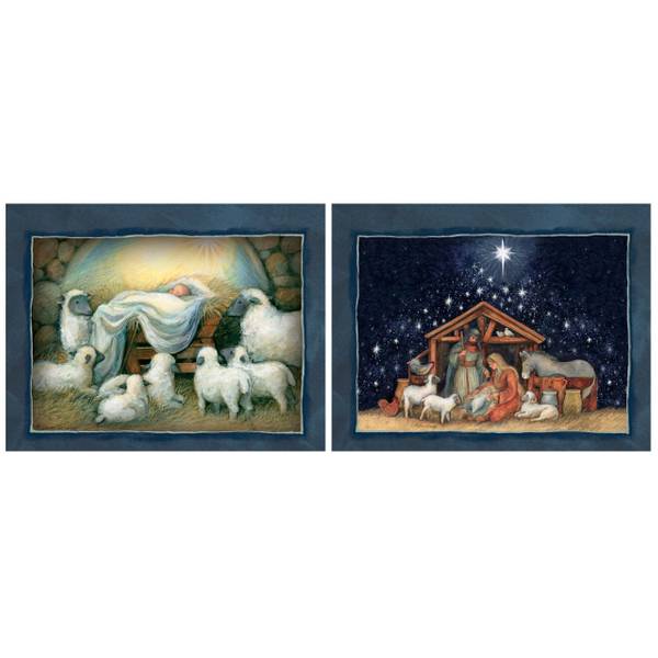 Lang 18 Count Nativity Boxed Chirstmas Cards - 1008105 