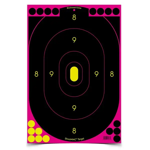 Birchwood Casey Dirty Bird Splattering Targets 6 Round 4 Per Sheet, 12 Sheets P