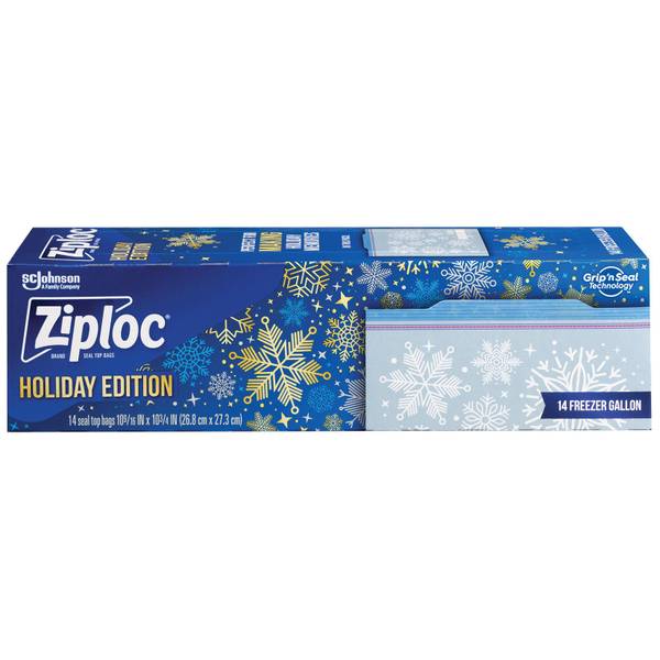 Ziploc Freezer Bags with New Grip 'n Seal Technology, Quart, 38 Count, Pack of 3 (114 Total Bags)