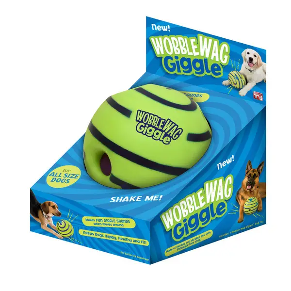 jw pet wobbling dog ball