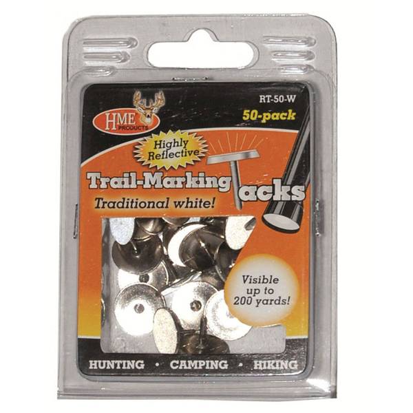 Hme Products Plastic Reflective Trail Marker Tacks for sale online 