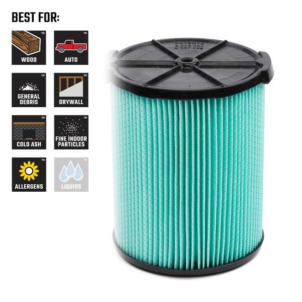 Craftsman CMXZVBE38753 HEPA Media Wet/Dry Vac Filter for 5 to 20