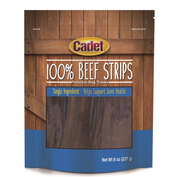 Photo of Real Beef Strips Dog Treat, 8 oz 100% Beef