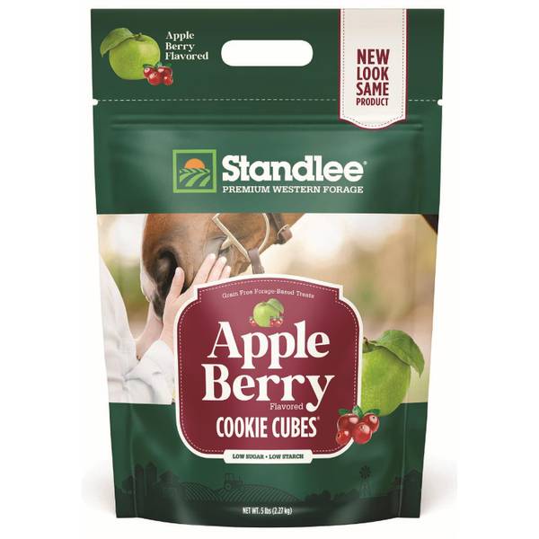 Photo of 5 lb Premium Western Forage Apple Berry Cookie Cubes Horse Treat