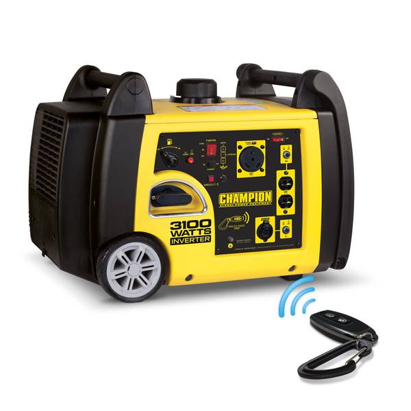 Champion Power Equipment 3100-Watt RV Ready Portable Inverter Generator ...