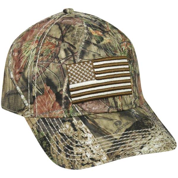 Mossy Oak Men's Country Camouflage Proflex Flag Cap - OC122329 | Blain ...