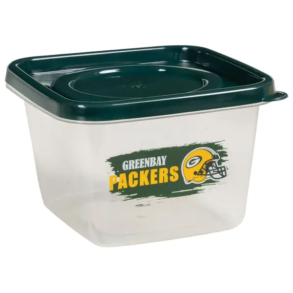 NFL Green Bay Packers Square Food Storage Containers - 12333
