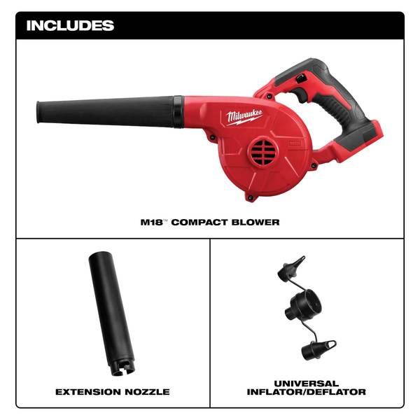 Milwaukee M18 Compact Blower - 0884-20 | Blain's Farm & Fleet